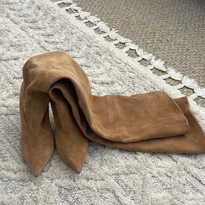 Casadei BLADE style tan boots, size 38 1/2